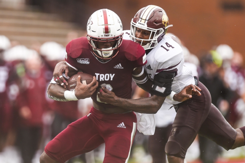 20201010 Troy FB TxSt DSC2105 Thurston