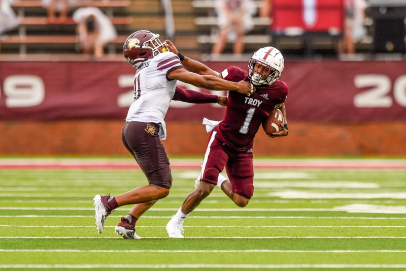 20201010 Troy FB TxSt DSC2297 Thurston