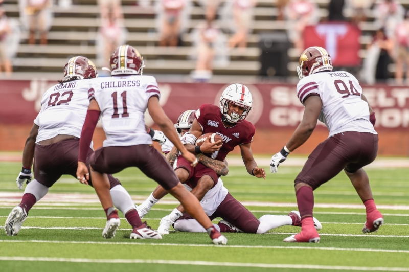 20201010 Troy FB TxSt DSC2581 Thurston