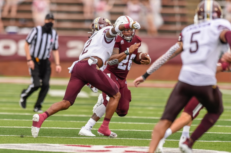 20201010 Troy FB TxSt DSC2591 Thurston