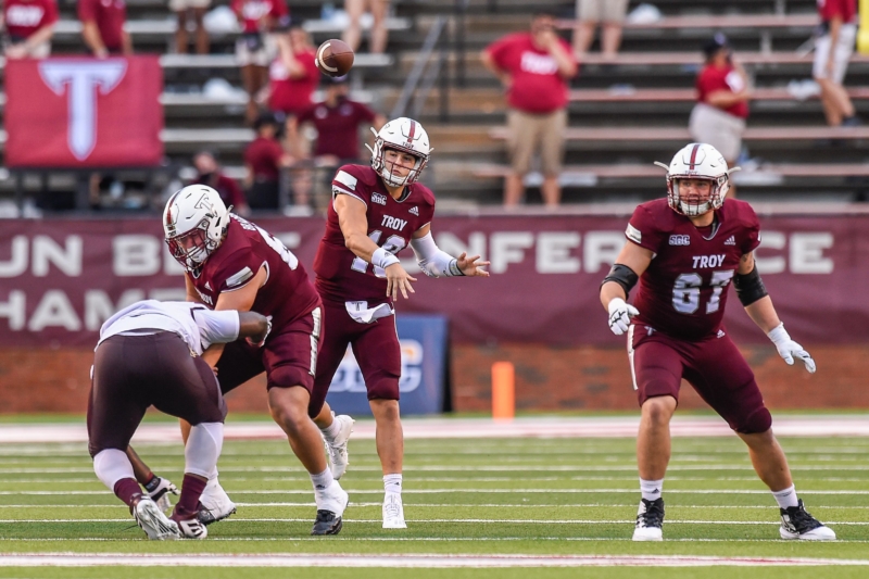 20201010 Troy FB TxSt DSC2714 Thurston