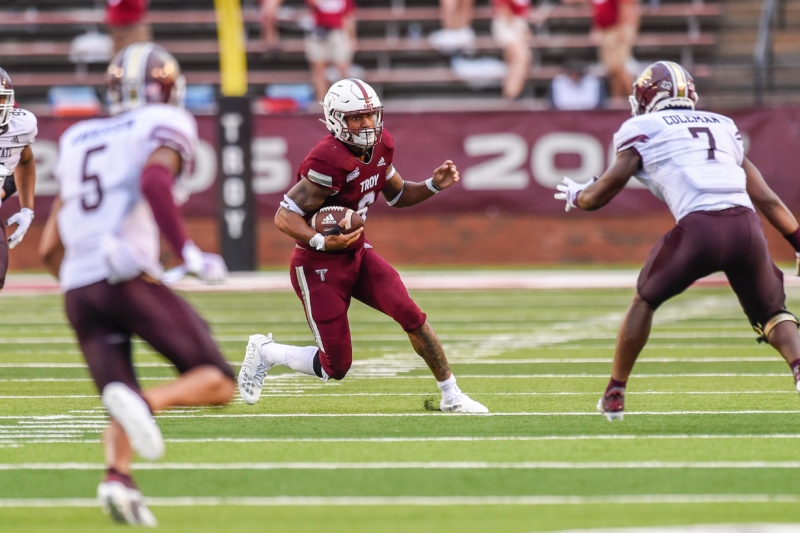 20201010 Troy FB TxSt DSC2722 Thurston