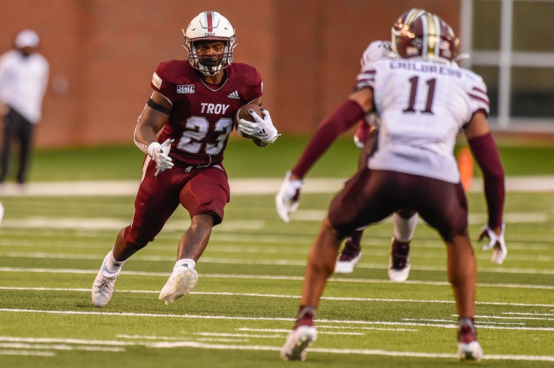 20201010 Troy FB TxSt DSC2881 Thurston