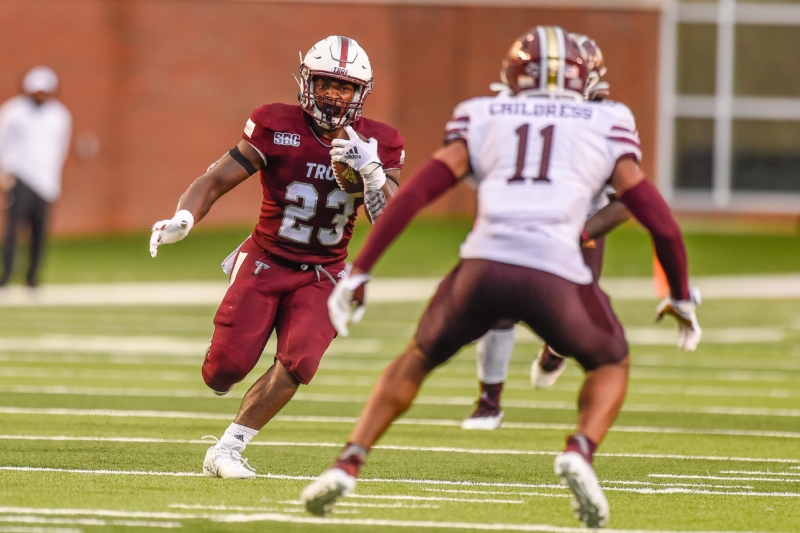 20201010 Troy FB TxSt DSC2882 Thurston